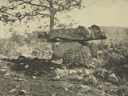 Dolmen, Cap del Puetch, Ariège, France, c. 1865-1869. Creator: Arthur A. Taylor (French, 1873).