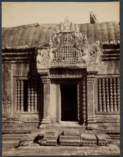 Doorway Through an Inner Enclosure, Angkor Wat, Cambodia, c. 1880. Creator: Unidentified Photographer.