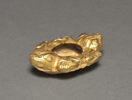 Double Crocodile Vessel, c. 400-900. Creator: Unknown.