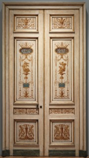 Double-Leaf Doors, c. 1790s. Creator: Pierre Rousseau (French, 1751-1829).