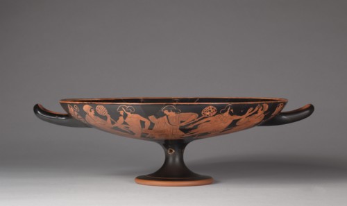 Drinking Cup (Kylix), c. 480 BC. Creator: Douris (Greek), attributed to.