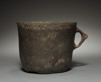 Drinking Vessel with Handle, c. 600. Creator: Unknown.