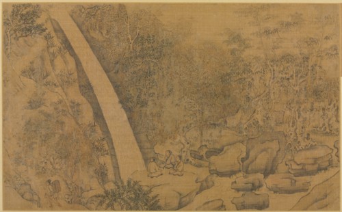 Dwelling in the Longmian ("Sleeping Dragon") Mountains, 1100s-1200s. Creator: Li Gonglin (Chinese, c. 1049-1106), follower of.