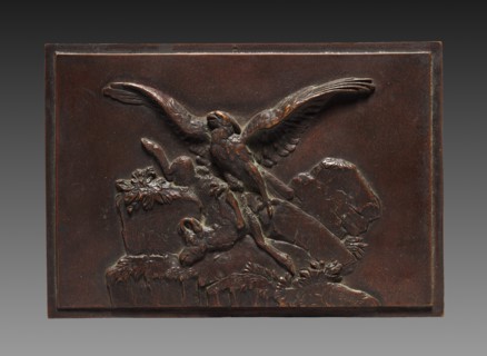 Eagle with Chamois, c. 1830 - 1875. Creator: Antoine-Louis Barye (French, 1796-1875).