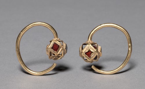Earrings (pair), 400s. Creator: Unknown.