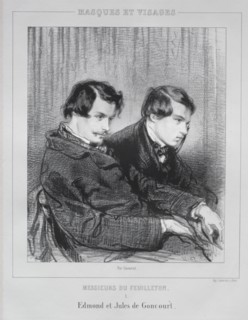 Edmond and Jules de Goncourt, 1853. Creator: Paul Gavarni (French, 1804-1866).