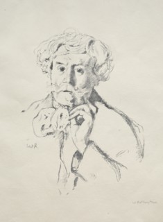 Edmond de Goncourt, 1897. Creator: William Rothenstein (British, 1872-1945).
