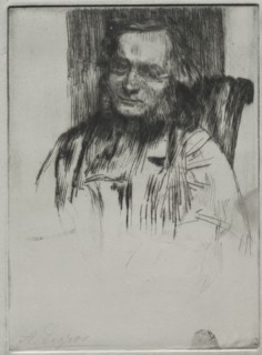 Edwin Edwards, 1861. Creator: Alphonse Legros (French, 1837-1911).