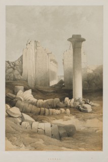 Egypt and Nubia, Volume II: Karnak, 1848. Creator: Louis Haghe (British, 1806-1885); F.G.Moon, 20 Threadneedle Street, London.