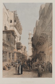 Egypt and Nubia, Volume III: Mosque el Mooristan, Cairo, 1849. Creator: Louis Haghe (British, 1806-1885); F.G.Moon, 20 Threadneedle Street, London.