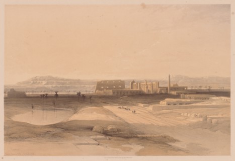 Egypt and Nubia: Volume II - No. 32, Karnak, 1838. Creator: Louis Haghe (British, 1806-1885).