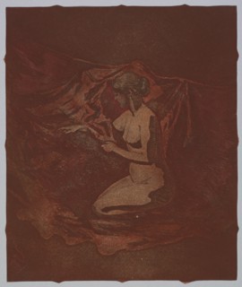 Embers Glow, 1890-1897. Creator: Theodore Roussel (French, 1847-1926).