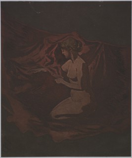 Embers Glow, 1890-1897. Creator: Theodore Roussel (French, 1847-1926).
