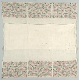 Embroidered Bed Spread, 18th century. Creator: Unknown.