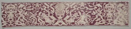 Embroidered Border, 1500s-1600s. Creator: Unknown.