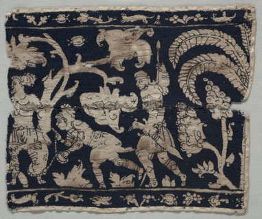 Embroidered Border, 1500s-1600s. Creator: Unknown.
