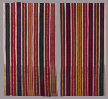 Embroidered Curtain, 17th-18th century. Creator: Unknown.