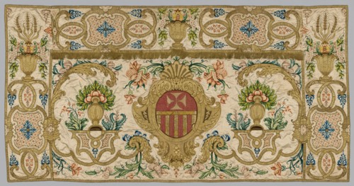 Embroidered Front of an Altar, 1600s - 1700s. Creator: Unknown.