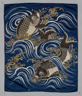 Embroidered Fukusa, late 1800s-early 1900s. Creator: Unknown.