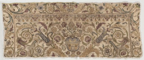 Embroidered Panel or Altar Front, 1600s. Creator: Unknown.