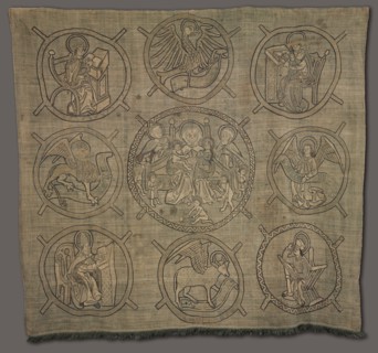 Embroidered Panel: Holy Kinship, 1500s. Creator: Unknown.