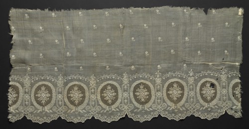 Embroidered Square, 19th century. Creator: Unknown.