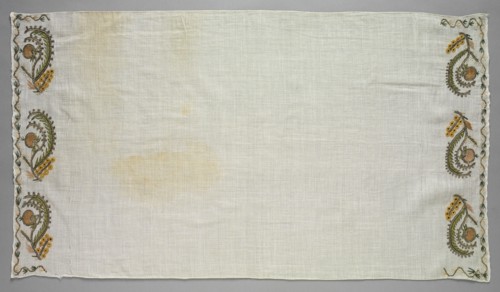 Embroidered Towel (Peshkir), 19th century. Creator: Unknown.