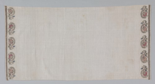 Embroidered Towel (Peshkir), 19th century. Creator: Unknown.