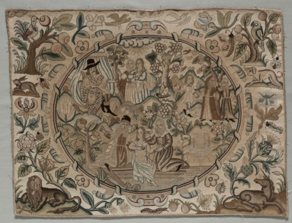 Embroidery au Petit Point, 1625 - 1649. Creator: Unknown.