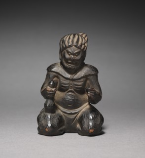 Enno Gyoja and Two Attendants (Koki), 1615-1868. Creator: Unknown.