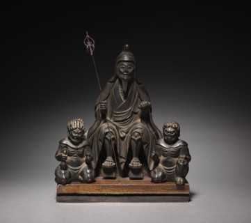 Enno Gyoja and Two Attendants, 1615-1868. Creator: Unknown.