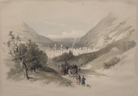 Entrance to Nablus, 1839. Creator: David Roberts (British, 1796-1864).