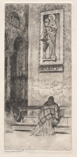 Etchings of Venice: St. Marks, 19th century. Creator: Otto H. Bacher (American, 1856-1909).