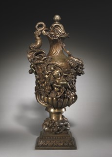 Ewer with Triumph of Galatea, c. 1700. Creator: Massimiliano Soldani (Italian, 1656-1740).