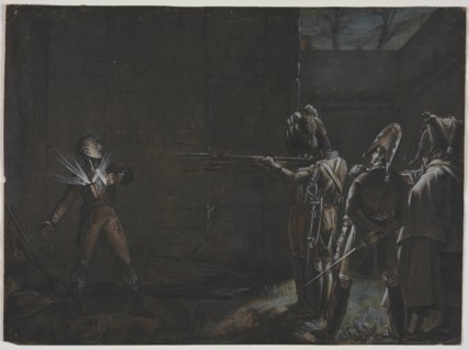 Execution of the Duke dEnghien, 21 March 1804, c. 1870. Creator: Anonymous.
