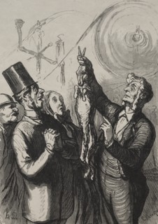 Exposition universelle: dans dix minutes vour aurez une gibelotte et un chapeau. Creator: Honoré Daumier (French, 1808-1879).