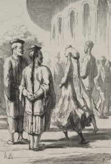 Exposition universelle: quels sont les plus chinois?. Creator: Honoré Daumier (French, 1808-1879).