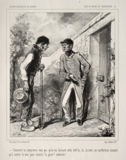 Faite et Gestes du Propriétaire. Creator: Paul Gavarni (French, 1804-1866).