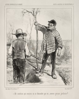 Faite et Gestes du Propriétaire. Creator: Paul Gavarni (French, 1804-1866).