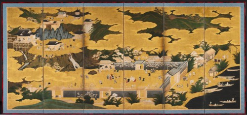Famous Views of Omi, 1660s-90s. Creator: Kano Ein? (Japanese, 1631-1697), circle of.
