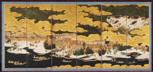 Famous Views of Omi, 1660s-90s. Creator: Unknown.