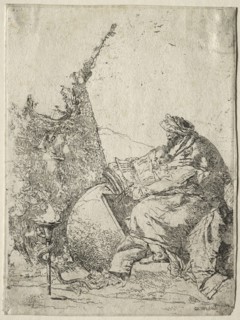 Fantasies: The Philosopher. Creator: Giovanni Battista Tiepolo (Italian, 1696-1770).