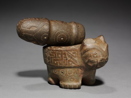 Feline Mortar and Pestle, 700 BC-1. Creator: Unknown.