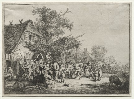 Festival Under the Trellis. Creator: Adriaen van Ostade (Dutch, 1610-1684).