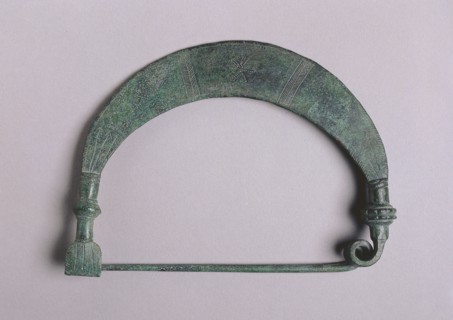 Fibula with Solar Design, c. 700-675 BC. Creator: Unknown.