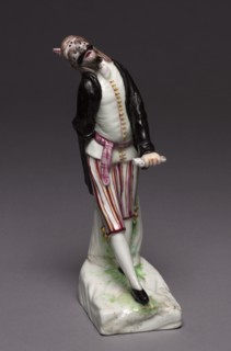 Figure of Pantalone, c. 1755. Creator: Mennecy- Villeroy Factory (French).