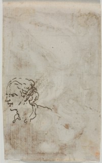 Figure Studies (verso), c. 1640-1649. Creator: Salvator Rosa (Italian, 1615-1673).