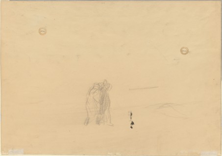 Figures in a Landscape (verso), c. 1919. Creator: Jean Louis Forain (French, 1852-1931).
