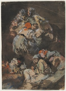 Figures, 1850-1860. Creator: Eugenio Lucas Velázquez (Spanish, 1817-1870).