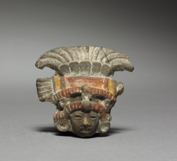 Figurine Head Fragment, 1-550. Creator: Unknown.